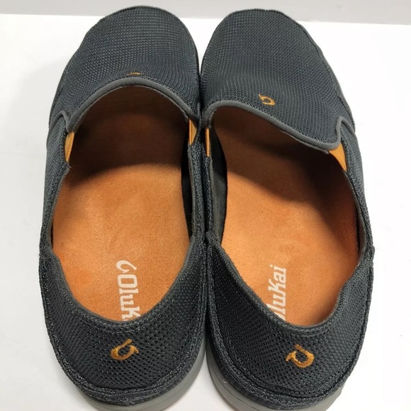 Olukai Men’s Nohea Slip-On Gray Sneakers, Size 11.5 M main image 4